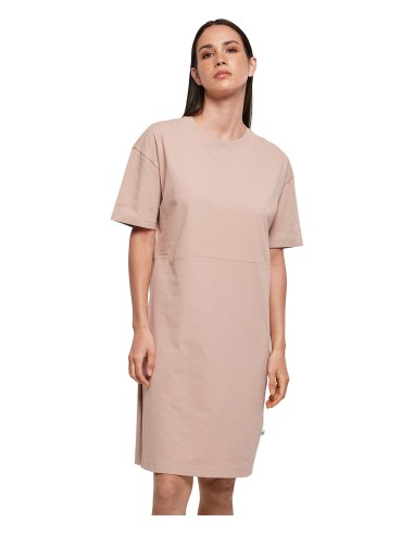 BUI-BY181-Ladies Organic Oversized Slit Tee Dress